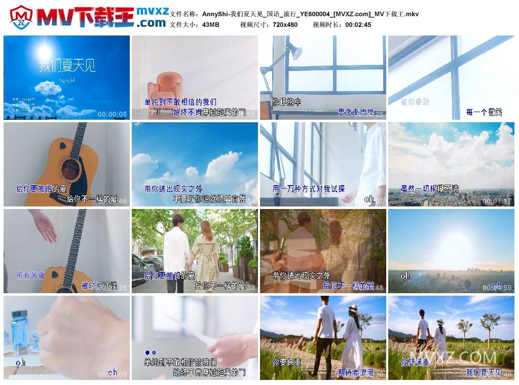 AnnyShi-我们夏天见_国语_流行_YE600004